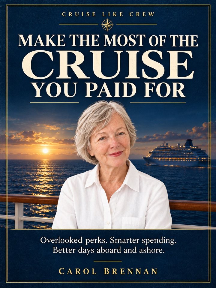 The book cover: Make the Most of the Cruise You Paid For by Carol Brennan